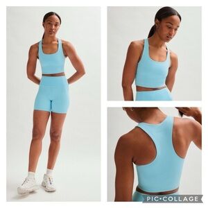 Girlfriend Collective Paloma Racer Back Compressive Long Line Sports Bra size M